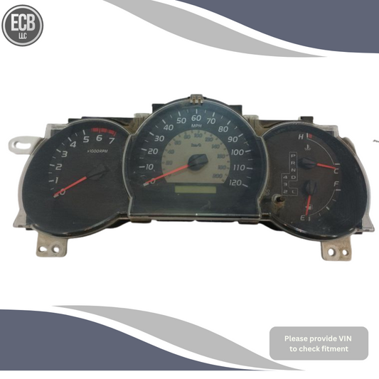 2006–2008 Toyota Tacoma Speedometer Cluster MPH 6 Cylinder AT OEM — view 1
