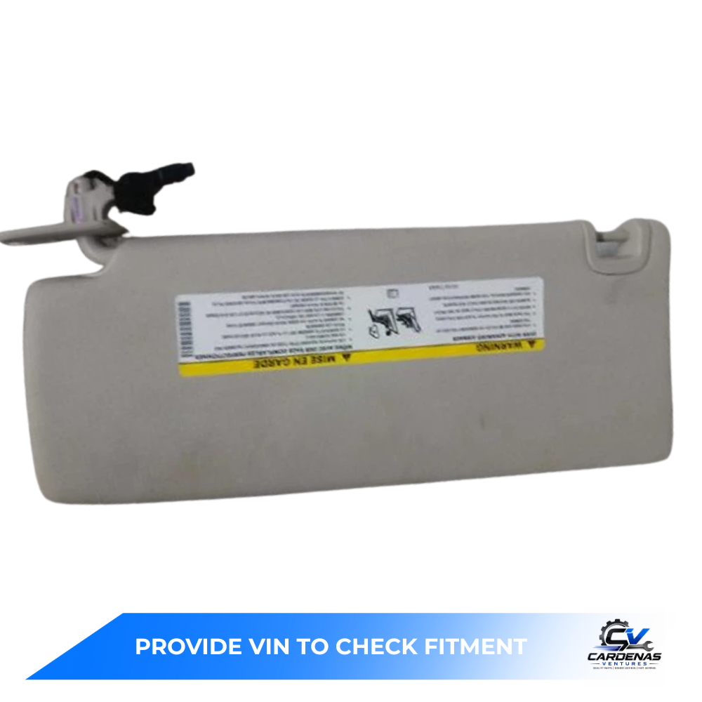 2014–2018 Jeep Cherokee Passenger RH Sun Visor OEM — view 2