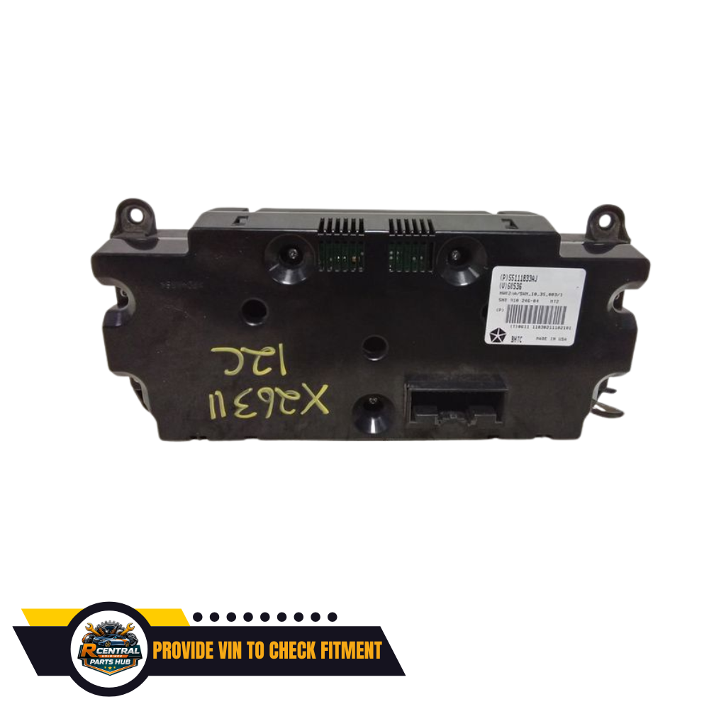 2011–2013 Jeep Grand Cherokee A/C Heater Climate Manual Temperature Control OEM — view 2