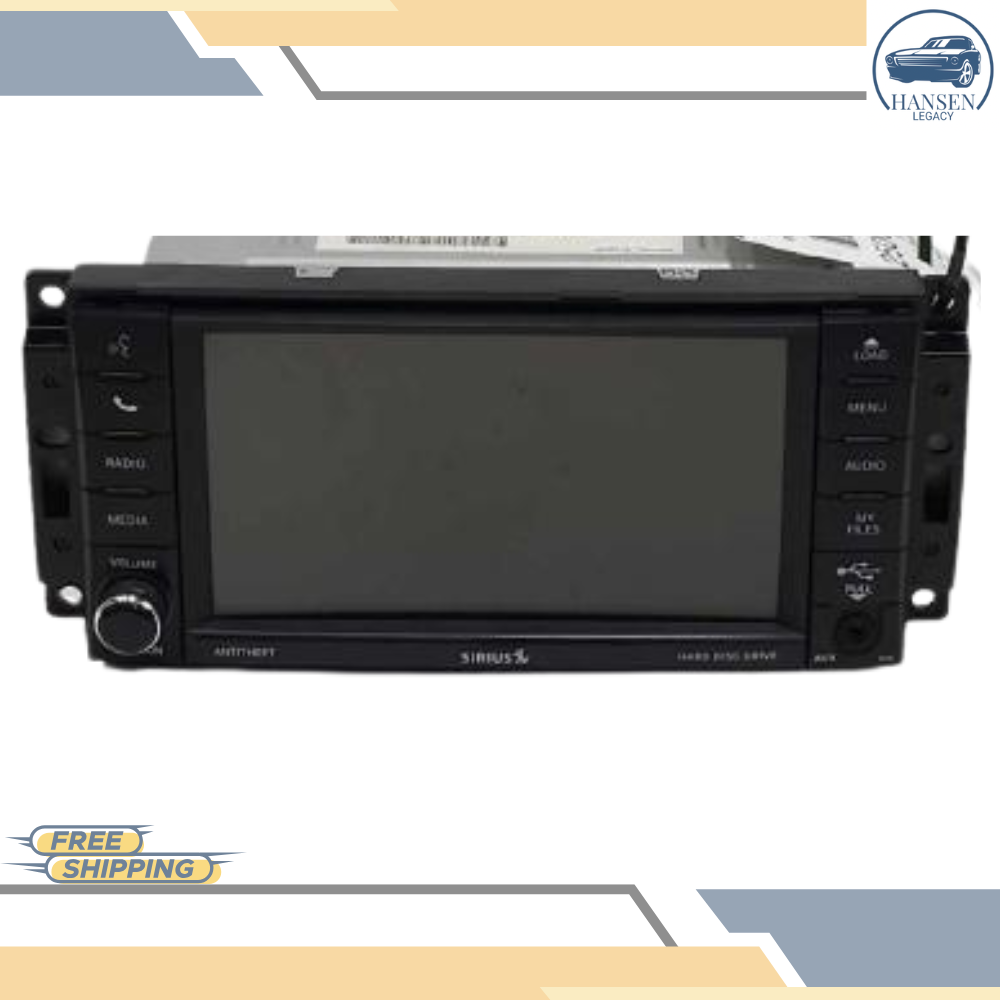 2013–2019 DODGE CARAVAN AM FM CD Navigation Radio Player Display Screen RHB OEM — view 1