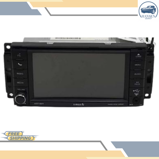 2013–2019 DODGE CARAVAN AM FM CD Navigation Radio Player Display Screen RHB OEM — view 1