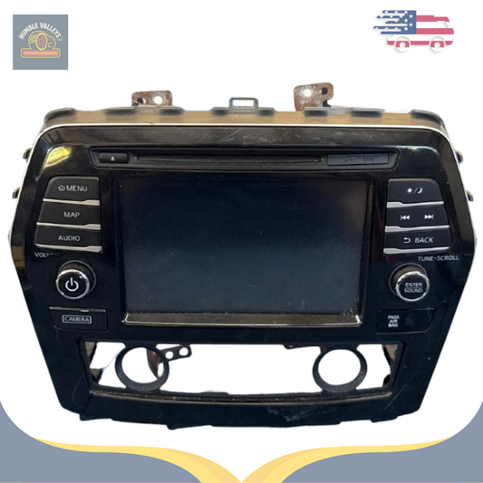 2016–2017 Nissan Maxima Navigation Display Radio Receiver OEM — view 1