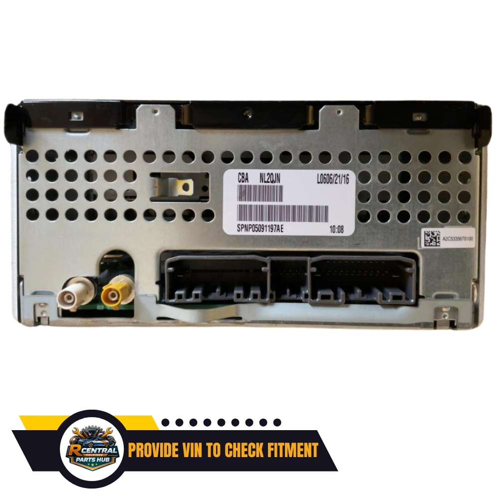 2012–2017 Jeep Patriot MP3 CD with Satellite Radio Receiver Face ID RES OEM — view 3