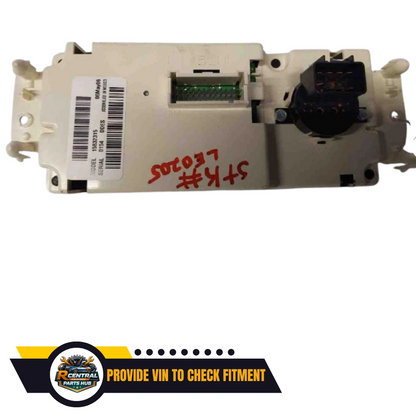 2005–2007 Chevrolet Silverado 1500 Climate AC Heater Temperature Control OEM — view 2