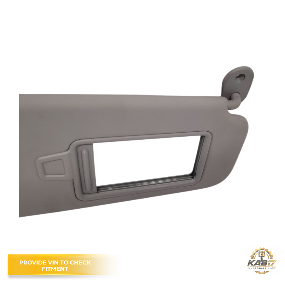 2017–2020 Hyundai Elantra RH Passenger Sunvisor with Mirror Gray OEM — view 3