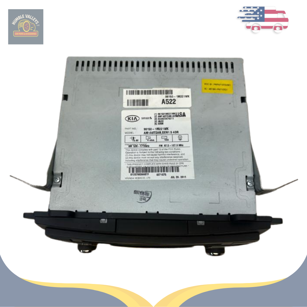 2010–2013 KIA Forte SDN CPE Radio AM FM CD MP3 Satellite Bluetooth Receiver OEM — view 2