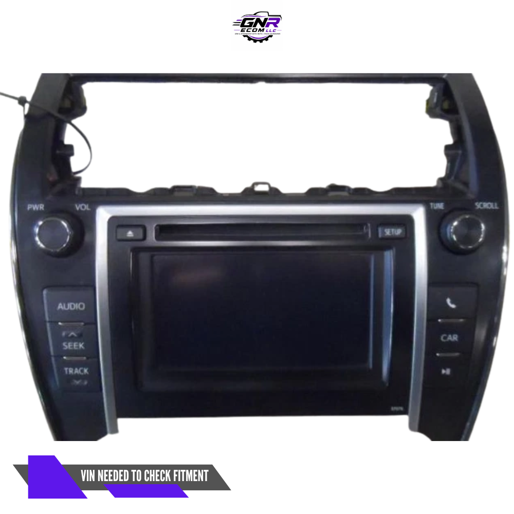 2013–2014 Toyota Camry Radio Display and Receiver AM-FM-CD OEM — view 1