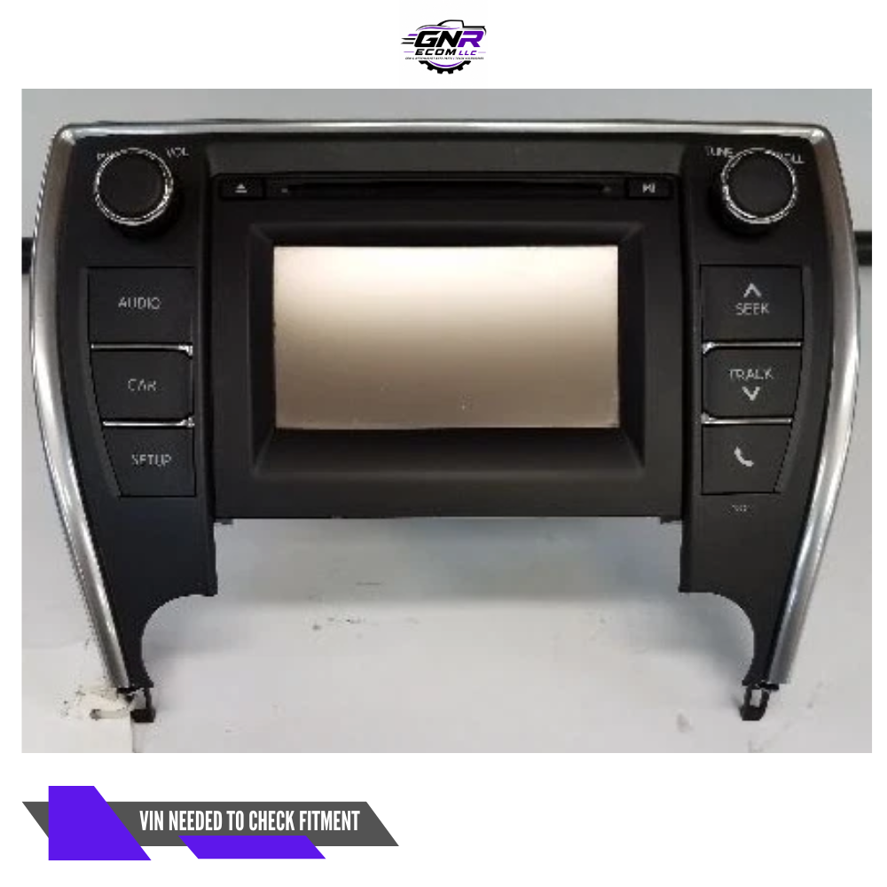 2016–2017 Toyota Camry CD Player Radio with Dash Display Screen OEM — view 1