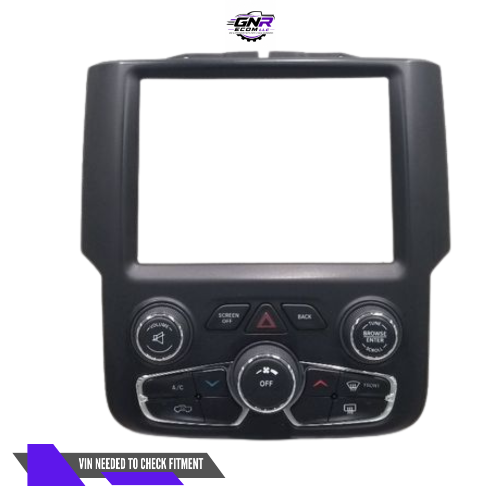 2013–2023 Dodge Ram 1500 2500 3500 A/C AC Heater Temperature Controls Bezel — view 1