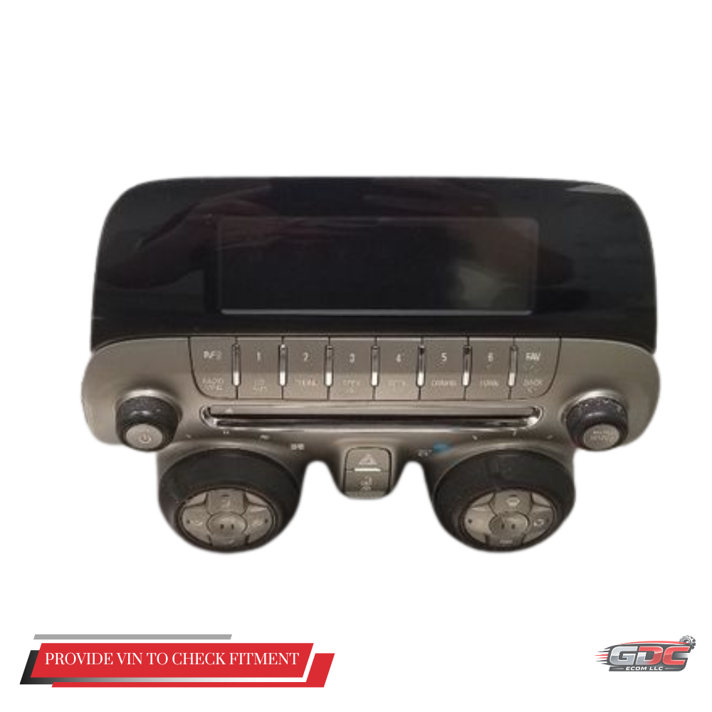 2010–2012 Chevrolet Camaro Radio Control Panel KA1 — view 1