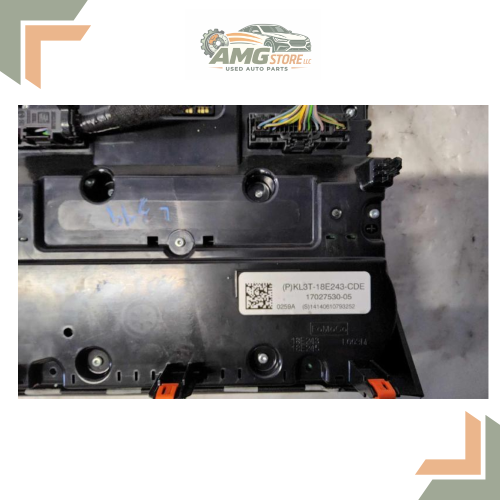 2019–2020 Ford F150 Radio Control Panel AC Heater Controls OEM — view 3