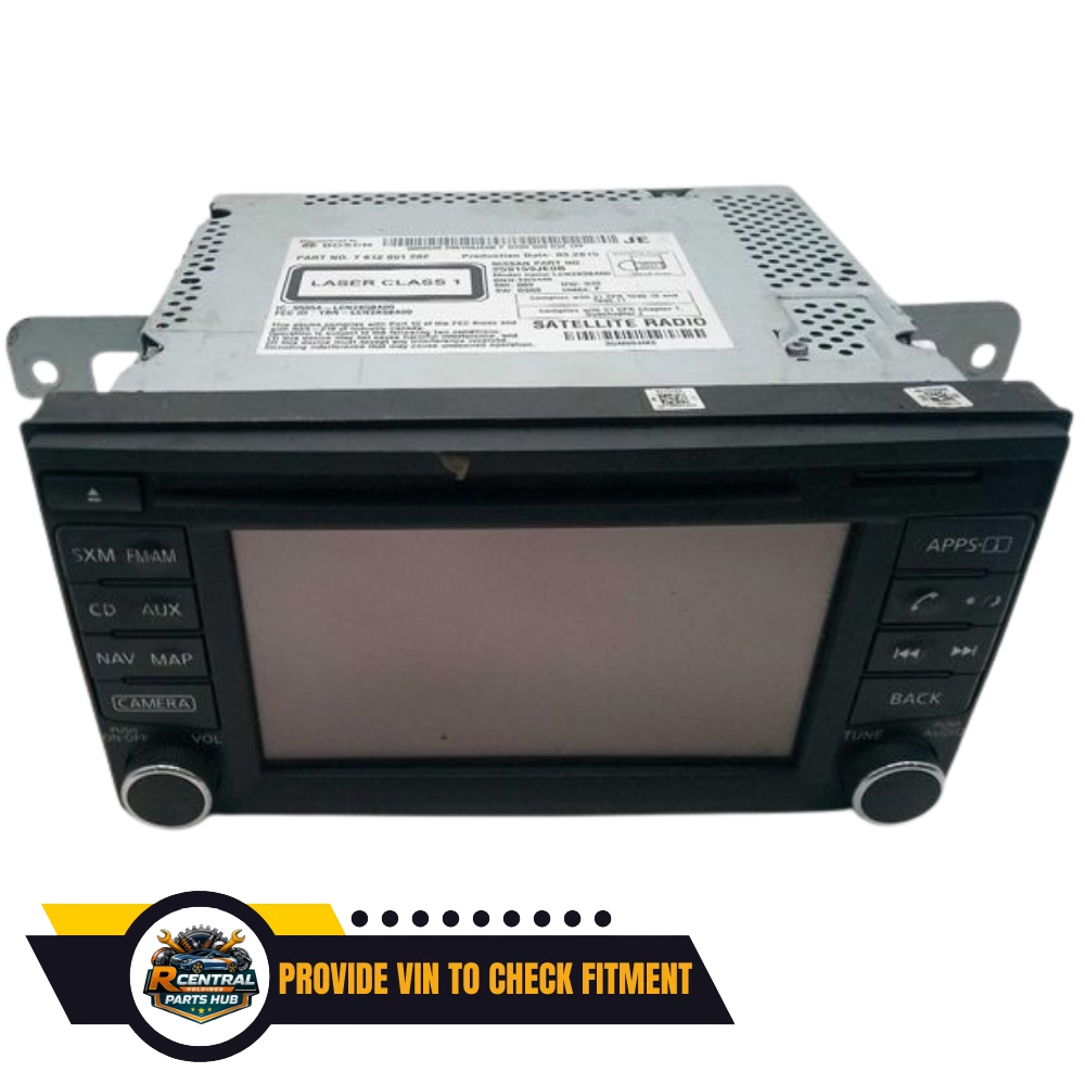 2015 Nissan Sentra CD Player Radio Receiver Navigation With Display Screen OEM — view 1