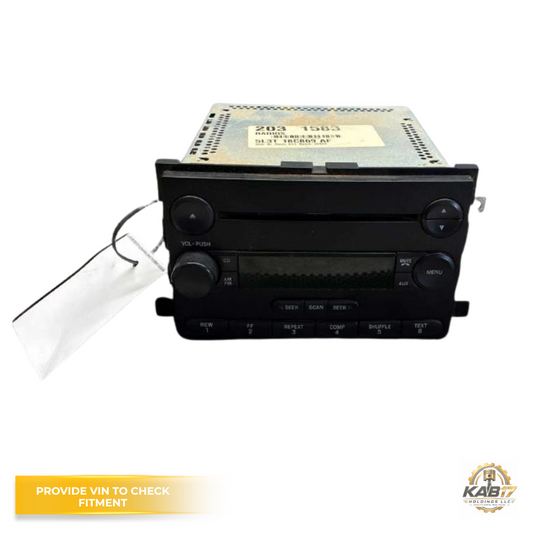 2005–2006 Ford F150 AM-FM-CD Player Radio OEM 5L3T-18C869-AF — view 1