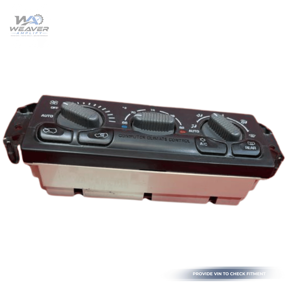2000–2002 Chevrolet Suburban 1500 2500 AC Heater Temperature Control OEM — view 2