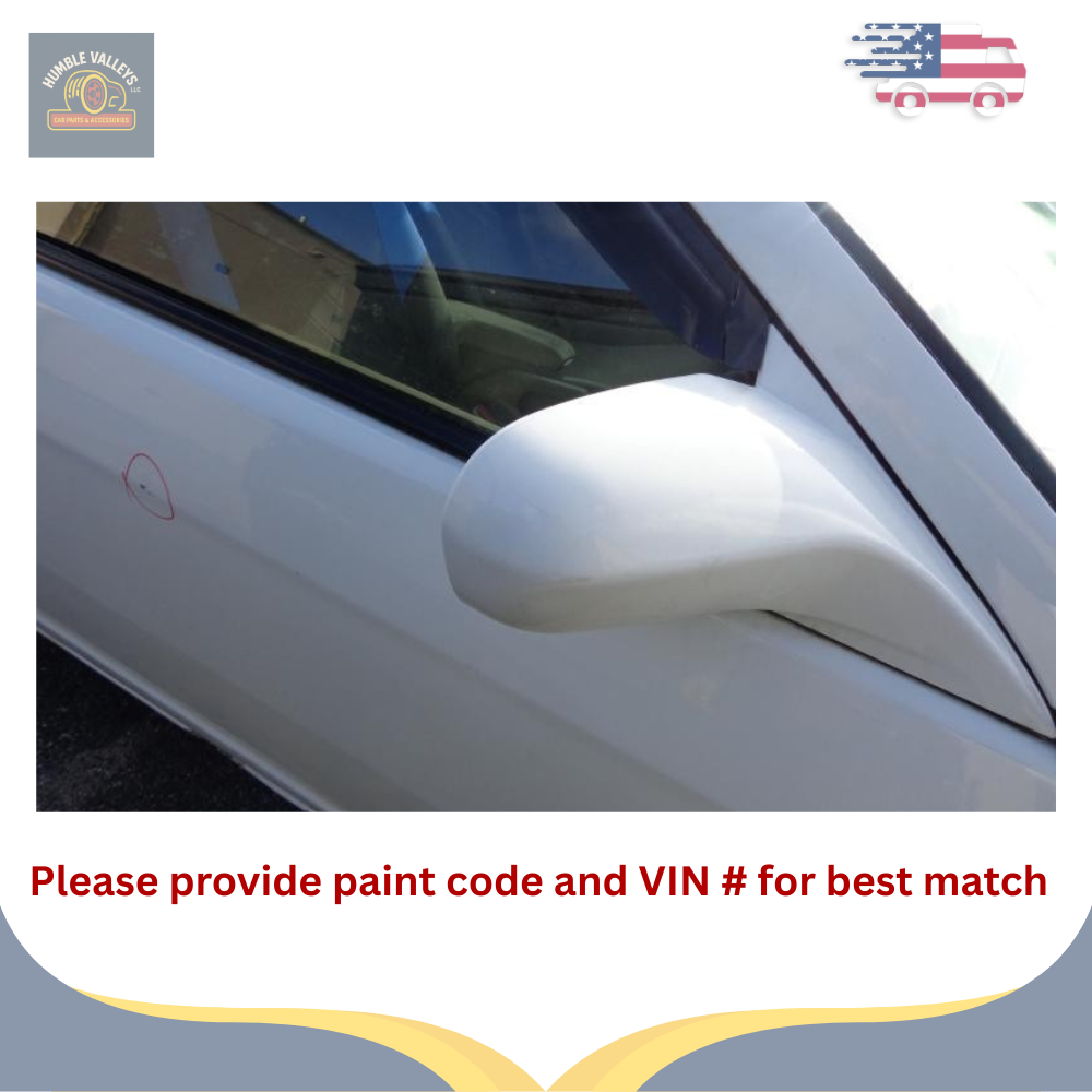 2001–2005 Honda Civic Right Passenger Side View Door Mirror Power White OEM RH — view 1