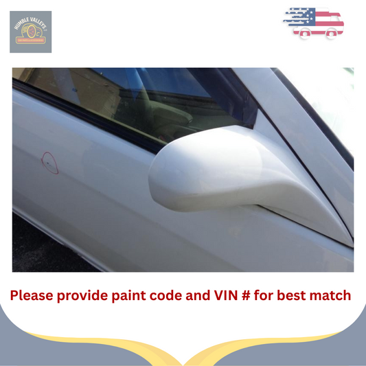 2001–2005 Honda Civic Right Passenger Side View Door Mirror Power White OEM RH — view 1
