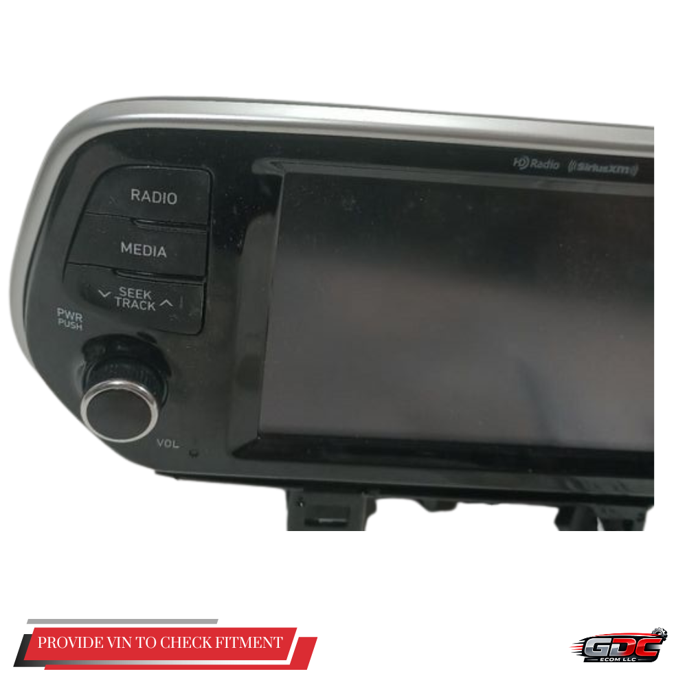 2019–2021 Hyundai Tucson AM FM Sirius XM Audio Radio Player Display Screen — view 2