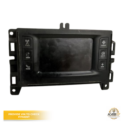 2016–2017 Chrysler 200 AM FM Satellite Ready Radio 5" Display OEM — view 1