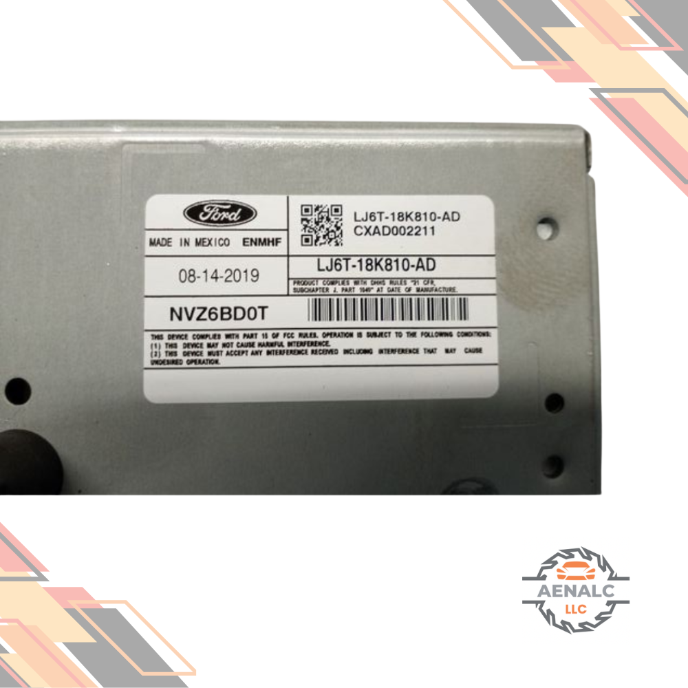 2020 Ford Escape Satellite Bluetooth Radio Receiver ID LJ6T-18K810-AC thru AD 20 — view 2