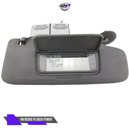 2020–2023 Chevrolet Equinox RH Passenger Sunvisor Sun Visor with Mirror & Light OEM — view 1