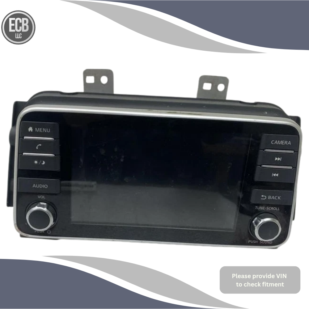 2020 Nissan Versa Satellite Radio Display Screen without Navigation OEM — view 1