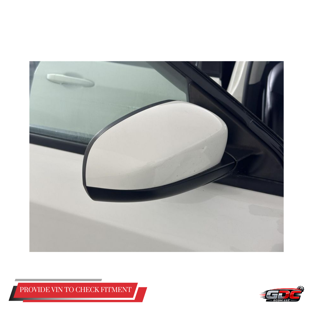 2017–2022 Jeep Compass Right Passenger Side Door Mirror Assembly White OEM — view 2