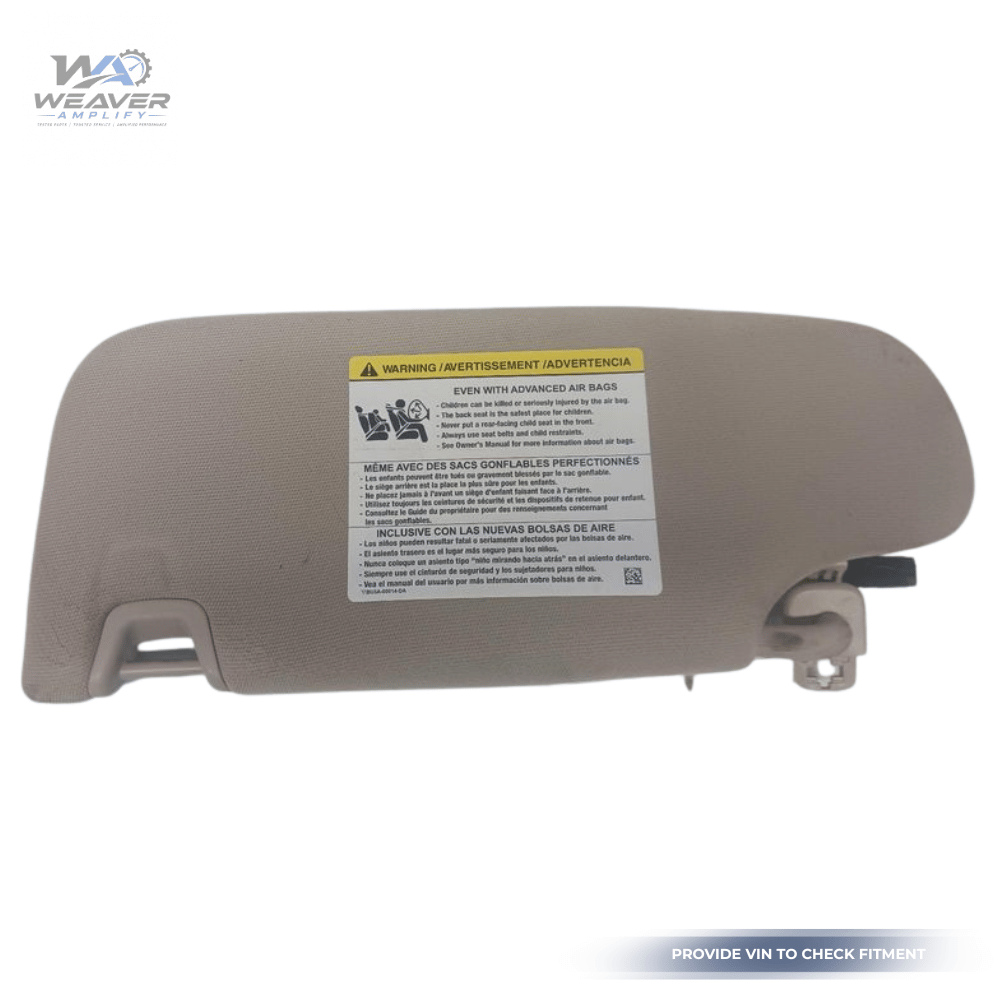 2018–2020 Lincoln MKZ Passenger RH Sun Visor OEM — view 1