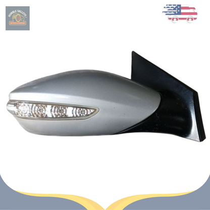 2011–2015 Hyundai Sonata Right Passenger Side View Door Mirror Silver OEM — view 1