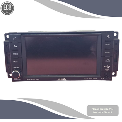 2011 Dodge Truck Ram 1500 AM FM Radio Receiver with Navigation with Display Screen OEM — view 1