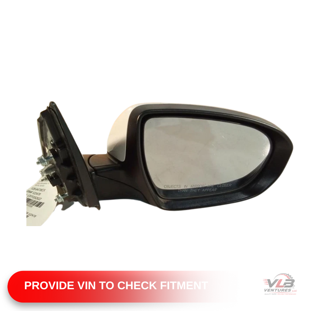 2014–2016 Kia Optima Right Passenger Side View Door Mirror White — view 1