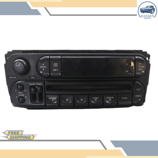2002–2005 Dodge Ram 1500 Radio ID RBK 02 03 04 05 OEM — view 1