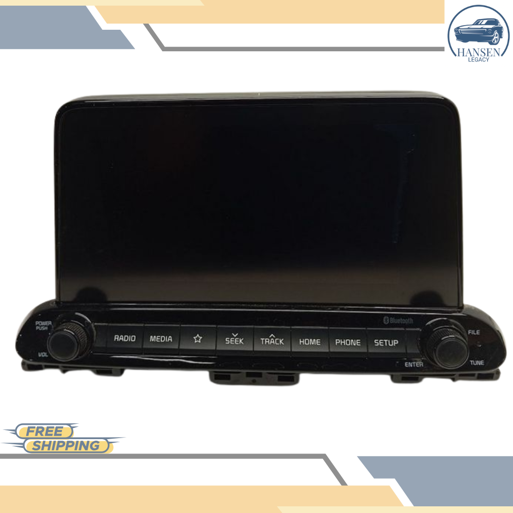 2019–2020 Kia Forte AM FM Radio Receiver Display Screen without Navigation OEM — view 1