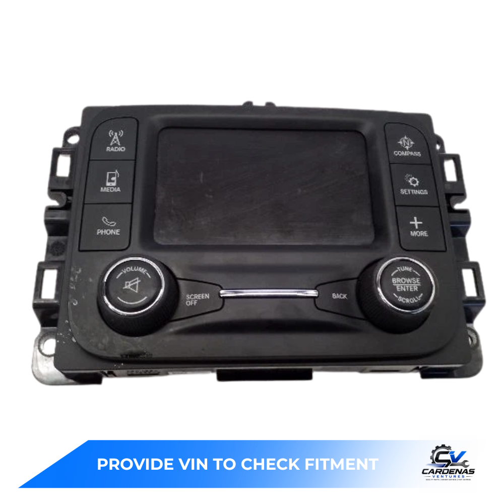 2018–2020 Dodge Ram 1500 AM FM Satellite Radio Display Receiver 5.0 Screen OEM — view 1