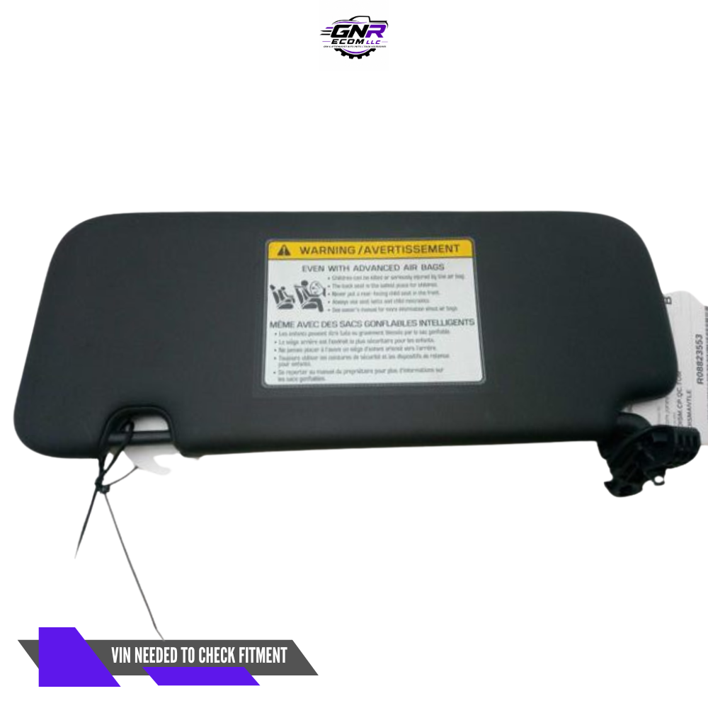 2019–2021 Kia Forte RH Passenger Sunvisor Sun Visor with Mirror OEM — view 1