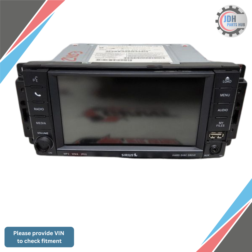 2011–2014 Chrysler 200 Radio Display Receiver AM FM CD DVD SAT Face ID RBZ OEM — view 1