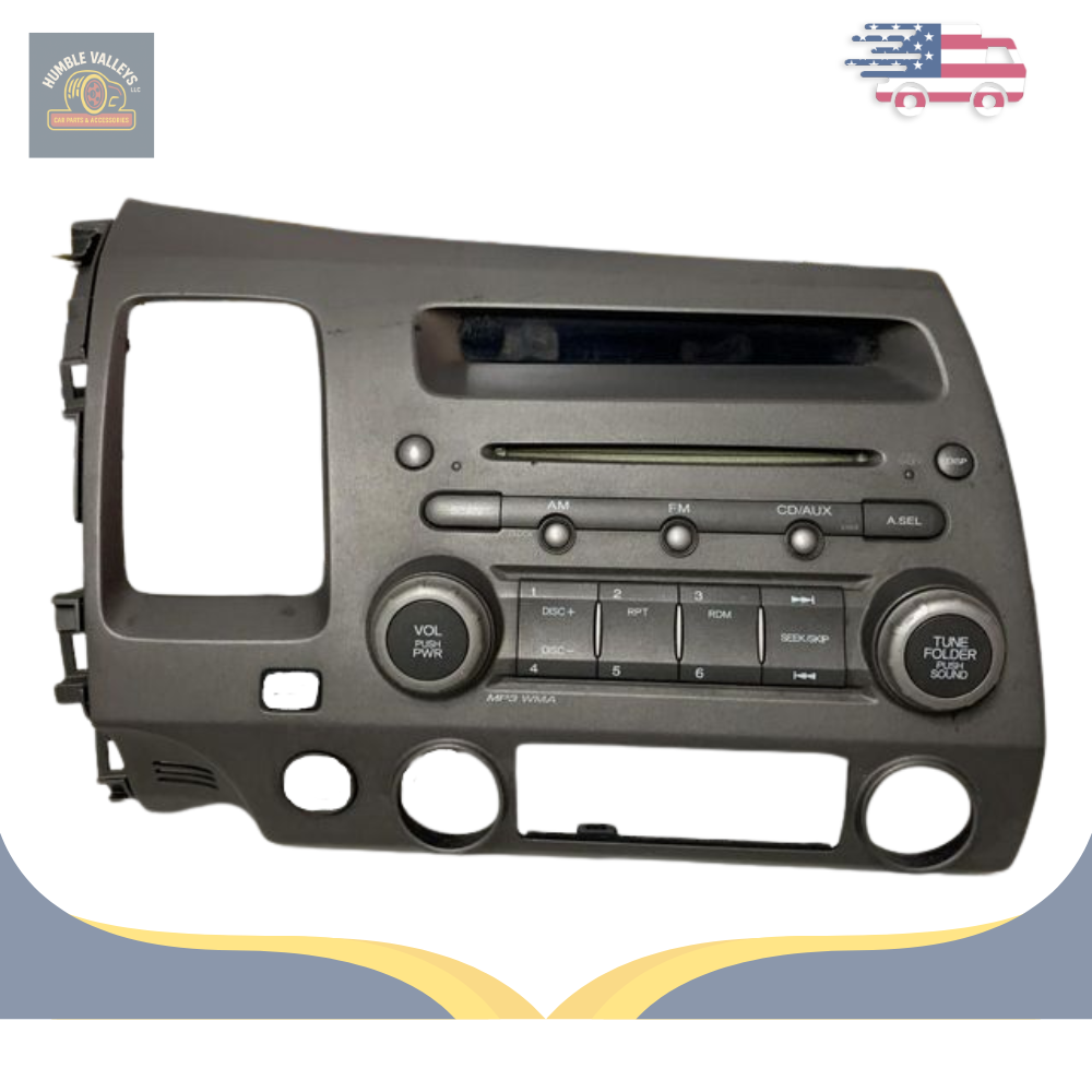 2006–2011 Honda Civic AM FM CD MP3 Radio Receiver Assembly OEM 07 08 09 10 — view 1