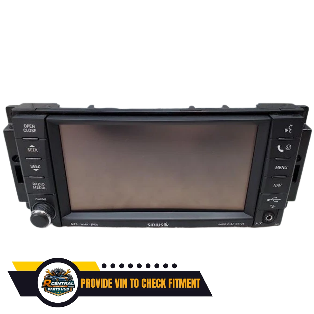 2008–2010 Chrysler Jeep Dodge AM-FM-DVD Radio Display Receiver Satellite Rer — view 1