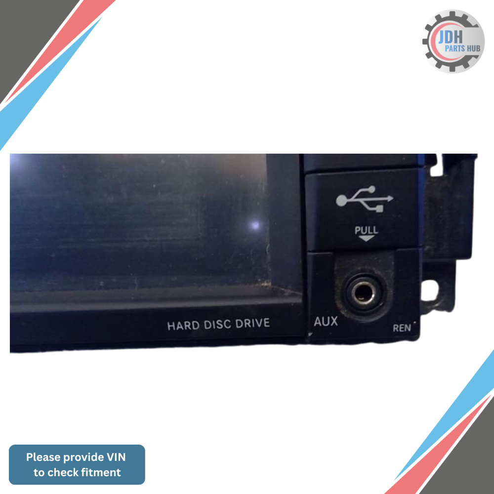 2009 Dodge Caravan Radio AM FM HDD DVD Player Receiver with Satellite Radio ID REN — view 2
