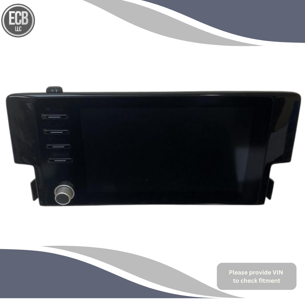 2019–2021 Honda Civic Information GPS TV Radio 7.0 Display Screen OEM — view 1