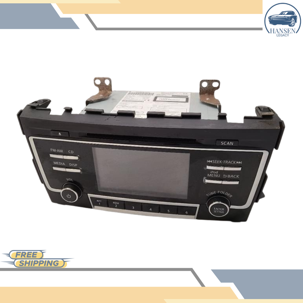 2017–2018 Nissan Altima S SR Radio AM/FM/CD Player Receiver 28185-9HT1A OEM — view 1
