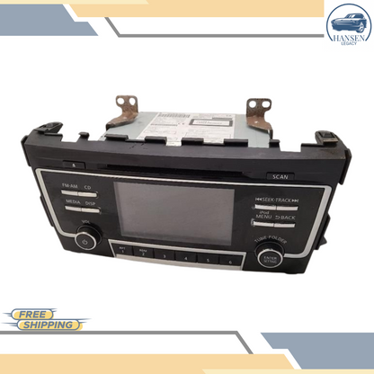2017–2018 Nissan Altima S SR Radio AM/FM/CD Player Receiver 28185-9HT1A OEM — view 1