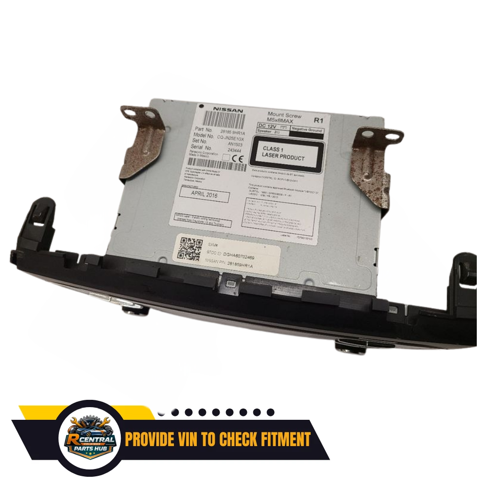 2016–2017 Nissan Altima Radio Display Receiver AM FM CD Base OEM — view 3