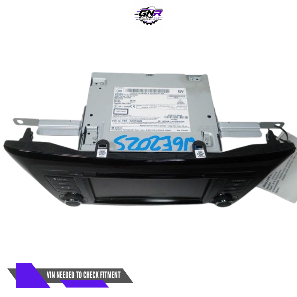2018–2020 Nissan Rogue Radio Receiver Navigation With Display Screen OEM — view 2