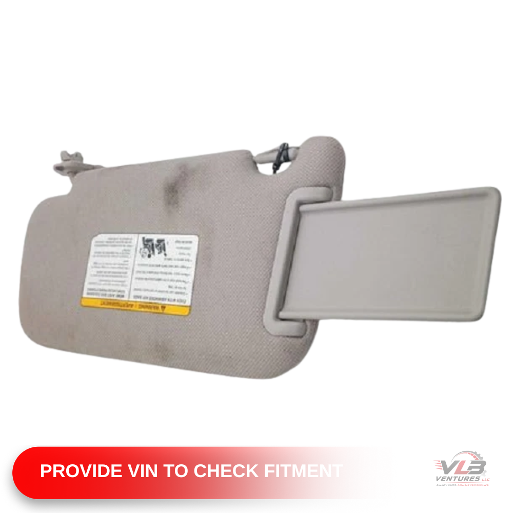 2013–2019 Nissan Sentra RH Passenger Sunvisor Sun Visor with Mirror OEM — view 2