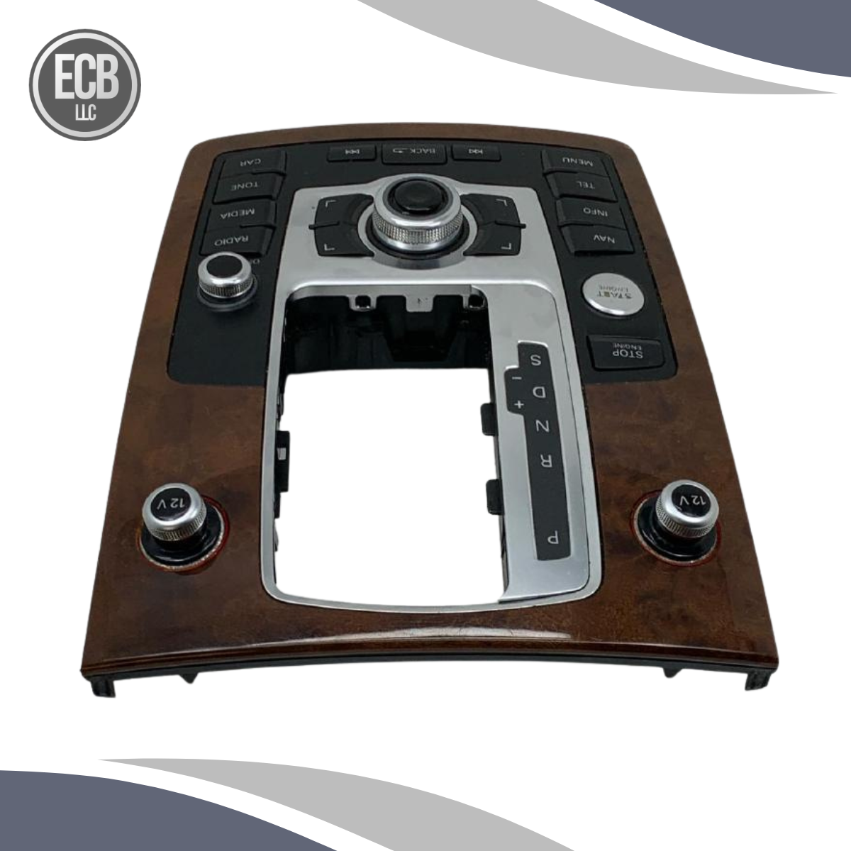 2012–2015 Audi Q7 Radio Control Panel Navigation OEM — view 3