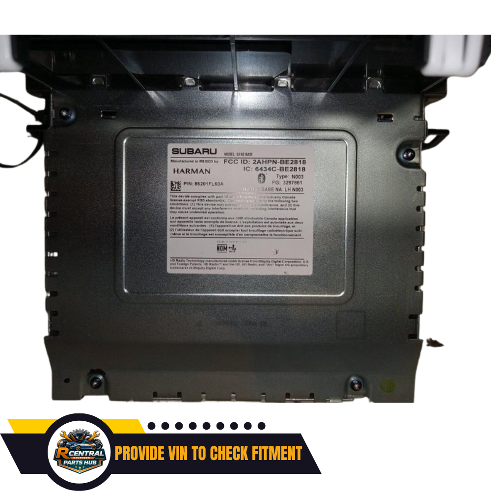 2017–2018 Subaru Impreza Radio Receiver without Navigation 2.0L ID 86201FL60A OEM — view 5