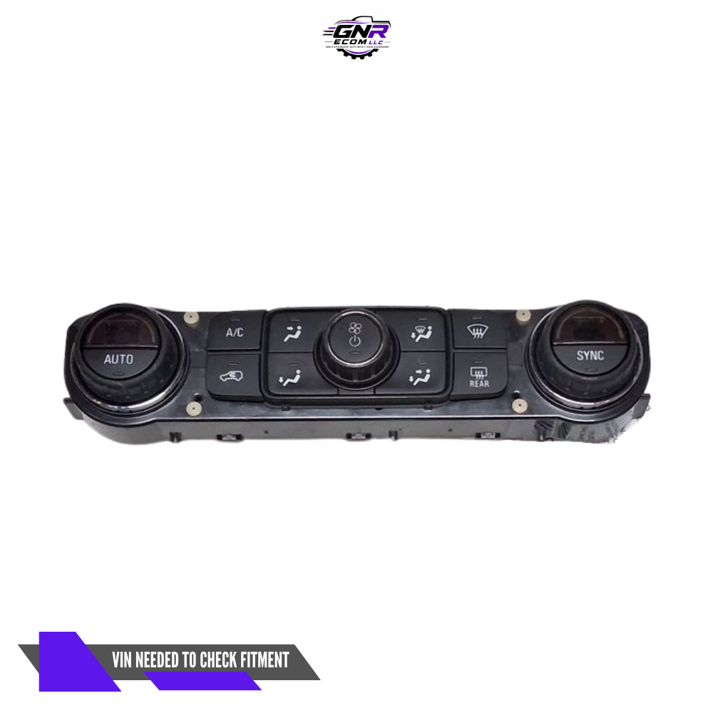 2017–2019 GMC Acadia Climate AC Heater Temperature Control OEM — view 1
