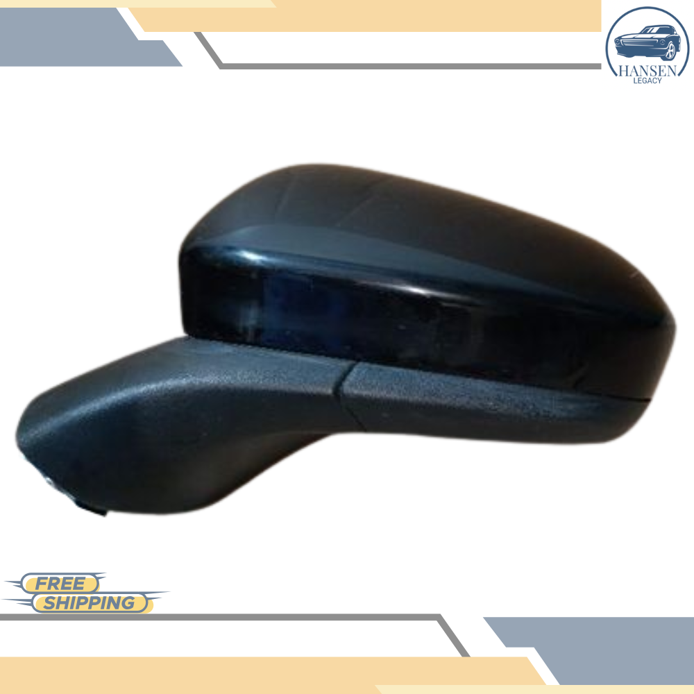 2019–2020 Ford Fusion Left Driver Side View Door Mirror with Blind Spot Black OEM — view 1