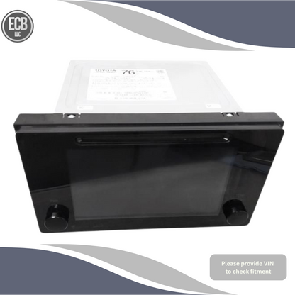 2016–2017 Toyota Sienna CD Player Satellite HD Radio Receiver and display OEM — view 1