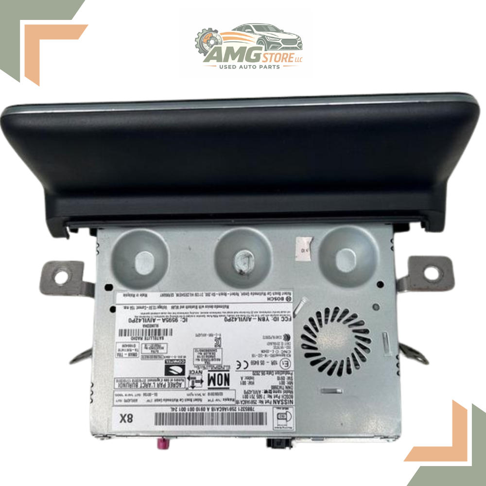 2019–2022 Nissan Altima AM FM Radio Receiver With Display Screen OEM — view 3